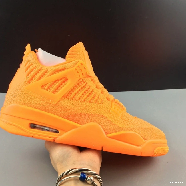 4 JORDAN “TOTAL ORANGE” FLYKNIT AIR AQ3559-800 0817